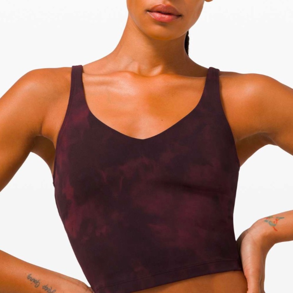 Lululemon Align Tank Diamond Dye Maroon